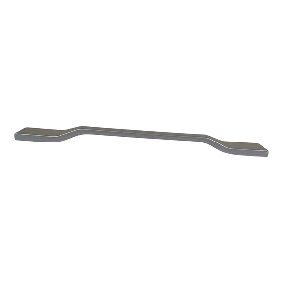 Poignée de meuble ARNO, Finition zamak nickel mat bi-entraxe 172-192 mm