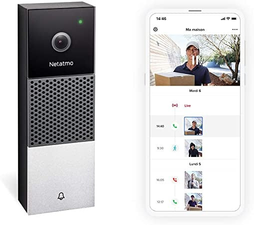 Retour client ecost sonnette vidéo intelligente netatmo wifi audio détection personnelle sans frais abo