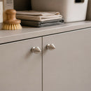 Bouton de meuble LAMPE, Finition zamak nickel mat