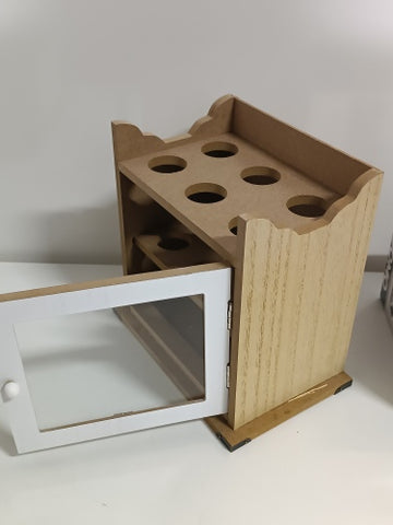 Ecost Customer Return, Vintage Home Wooden General Store Egg House Storage Container