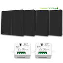 Kit interrupteur sans fil et sans pile - Bouton Double Allumage - OXYGEN 42 Black series