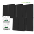 Kit interrupteur sans fil et sans pile - Bouton Double Allumage - OXYGEN 52 Black series