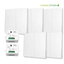 Kit interrupteur sans fil et sans pile - Bouton Double Allumage - OXYGEN 52
