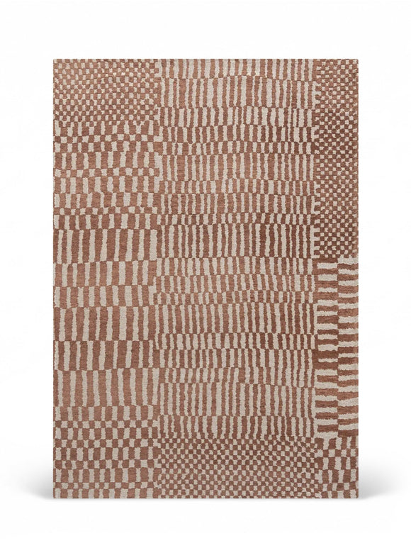 Tapis tissé plat moderne BERBER STRUCTURES