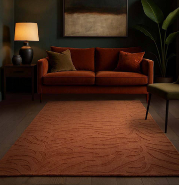 Tapis tissé plat moderne MILL