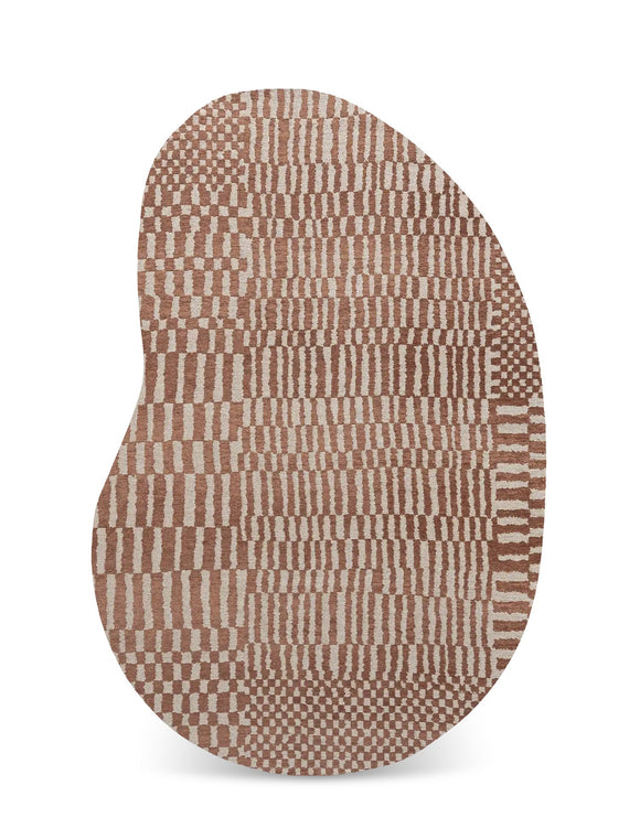 Tapis tissé plat moderne BERBER STRUCTURES
