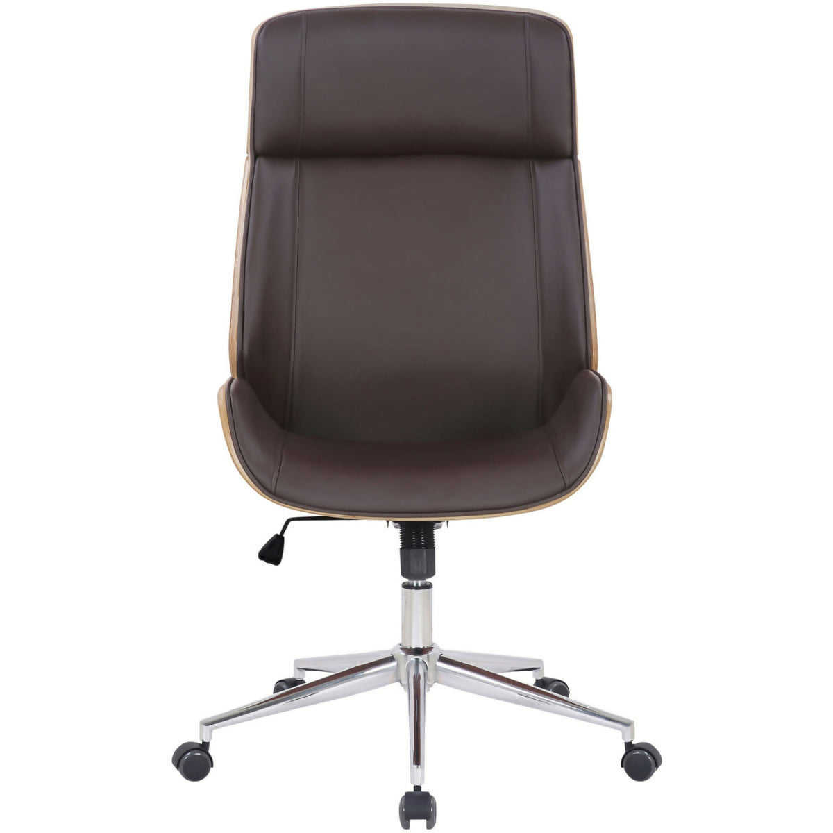Varel office armchair - Natural wood - brown - 0