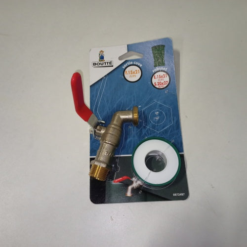 Ecost Customer Return "Boutté" 0872497 Tank Passage Kit Brass, 1/4 Turn Tap