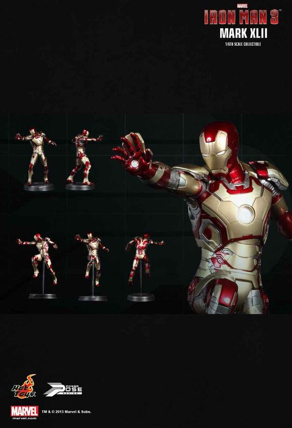 Figurine Hot Toys PPS001 - Marvel Comics - Iron Man 3 - Power Pose Iron Man Mark 42