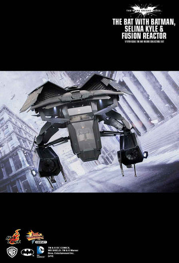 Figurine Hot Toys MMSC002- DC Comics - The Dark Knight Rises - The Bat With Batman & Selina Kyle & Fusion Reactor