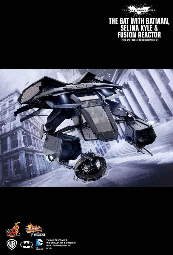Figurine Hot Toys MMSC002- DC Comics - The Dark Knight Rises - The Bat With Batman & Selina Kyle & Fusion Reactor