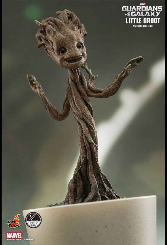Figurine Hot Toys QS004 - Marvel Comics - Guardians Of The Galaxy - Little Groot