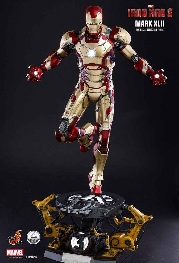 Figurine Hot Toys QS008 - Marvel Comics - Iron Man 3 - Iron Man Mark 42 Deluxe Version