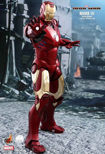 Figurine Hot Toys QS012 - Marvel Comics - Iron Man - Iron Man Mark 3 Deluxe Version