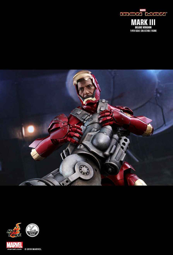 Figurine Hot Toys QS012 - Marvel Comics - Iron Man - Iron Man Mark 3 Deluxe Version