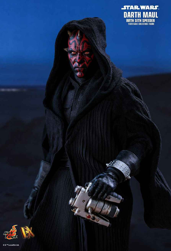 Figurine Hot Toys DX17 - Star Wars 1 : The Phantom Menace - Darth Maul With Sith Speeder Standard Version