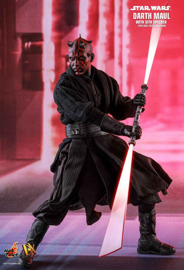 Figurine Hot Toys DX17 - Star Wars 1 : The Phantom Menace - Darth Maul With Sith Speeder Standard Version