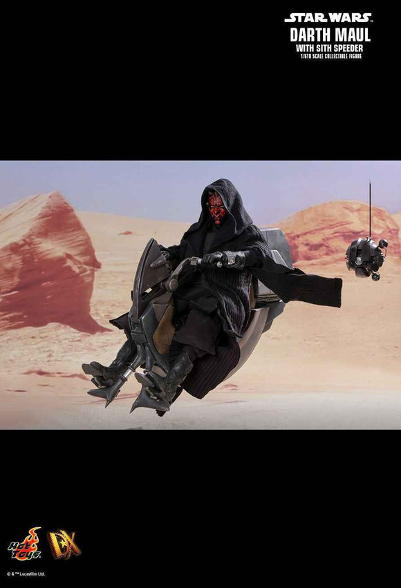 Figurine Hot Toys DX17 - Star Wars 1 : The Phantom Menace - Darth Maul With Sith Speeder Deluxe Version