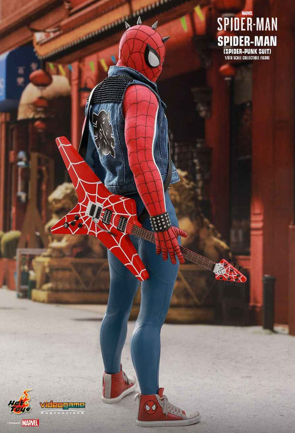 Figurine Hot Toys VGM32 - Marvel Comics - Marvel's Spider-Man - Spider-Man Spider-Punk Suit Version