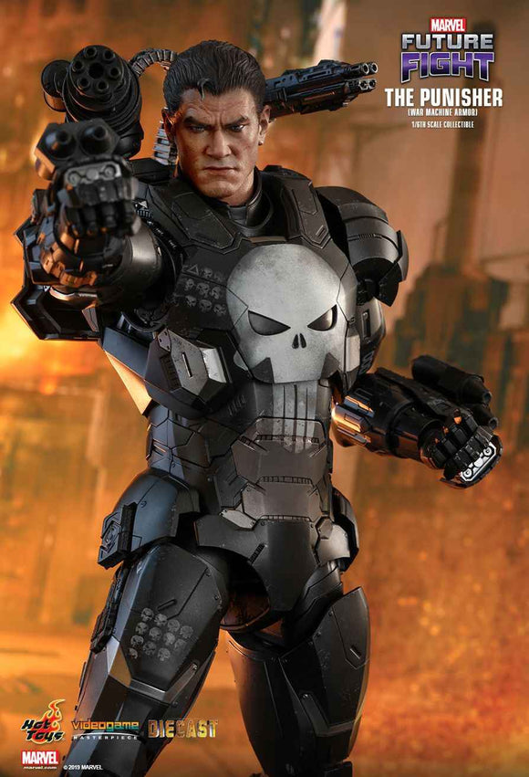 Figurine Hot Toys VGM33D28 - Marvel Comics - Marvel Future Fight - The Punisher War Machine Armor