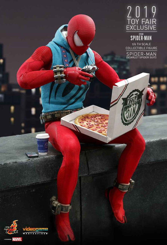 Figurine Hot Toys VGM34 - Marvel Comics - Marvel's Spider-Man - Spider-Man Scarlet Suit Version