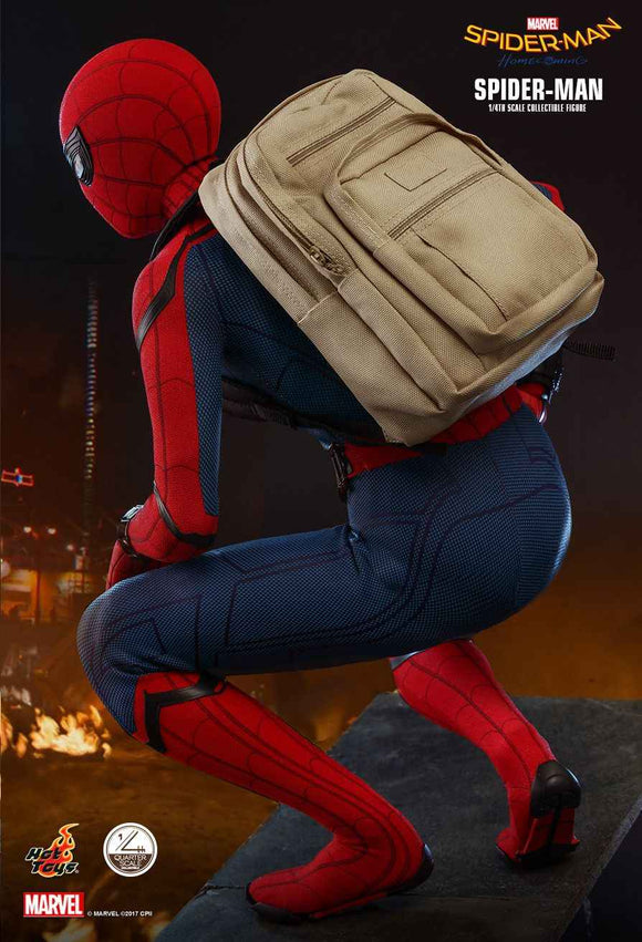 Figurine Hot Toys QS014B - Marvel Comics - Spider-Man : Homecoming - Spider-Man Deluxe Version