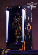 Figurine Hot Toys MMSC013 - Marvel Comics - Iron Man 2 - Neon Tech War Machine Hall Of Armor Miniature Collectible