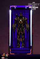 Figurine Hot Toys MMSC013 - Marvel Comics - Iron Man 2 - Neon Tech War Machine Hall Of Armor Miniature Collectible