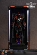 Figurine Hot Toys MMSC013 - Marvel Comics - Iron Man 2 - Neon Tech War Machine Hall Of Armor Miniature Collectible
