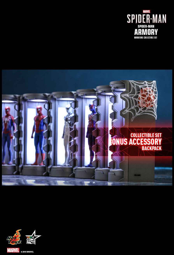 Figurine Hot Toys VGMC002 - VGMC008 - Marvel's Spider-Man - Spider-Man Armory