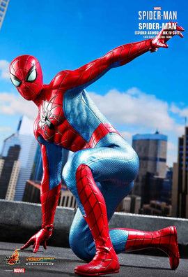 Figurine Hot Toys VGM43 - Marvel Comics - Marvel's Spider-Man - Spider-Man Spider Armor MK IV Suit Version