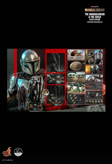 Figurine Hot Toys QS017 - Star Wars : The Mandalorian - The Mandalorian & The Child Deluxe Version