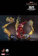 Figurine Hot Toys QS021 - Marvel Comics - Iron Man 2 - Iron Man Mark IV With Suit Up Gantry Version