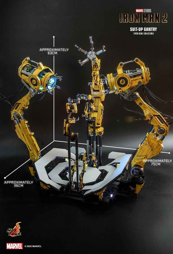 Figurine Hot Toys ACS012 - Marvel Comics - Iron Man 2 - Suit-Up Gantry