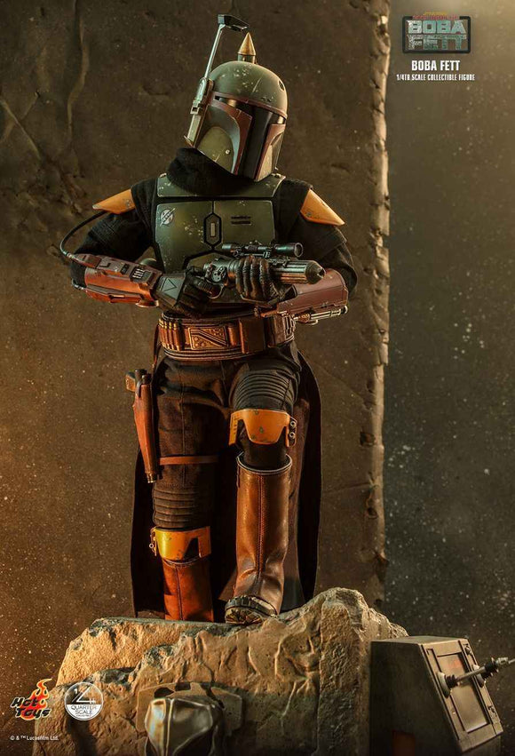 Figurine Hot Toys QS023 - Star Wars : The Book Of Boba Fett - Boba Fett Deluxe Version