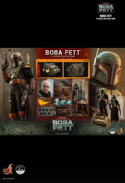 Figurine Hot Toys QS023 - Star Wars : The Book Of Boba Fett - Boba Fett Deluxe Version