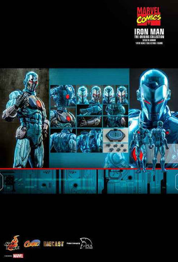 Figurine Hot Toys CMS012D46 - Marvel Comics - Iron Man Stealth Armor Version