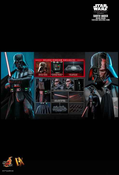 Figurine Hot Toys DX28 - Star Wars : Obi Wan Kenobi - Darth Vader Deluxe Version