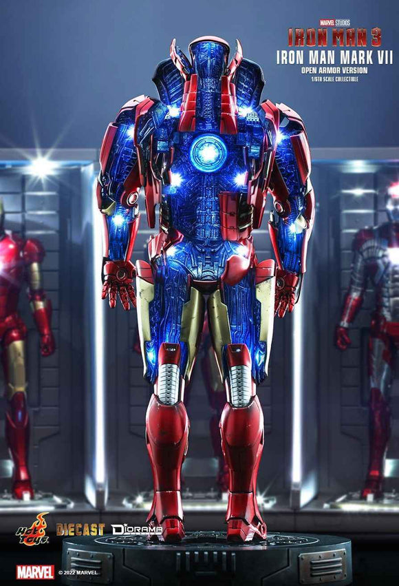 Figurine Hot Toys DS004D51 - Marvel Comics - Iron Man 3 - Iron Man Mark 4 Open Armor Version