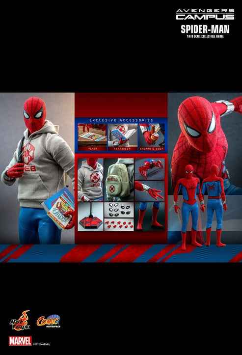 Figurine Hot Toys CMS010 - Marvel Comics - Avengers Campus - Spider Man