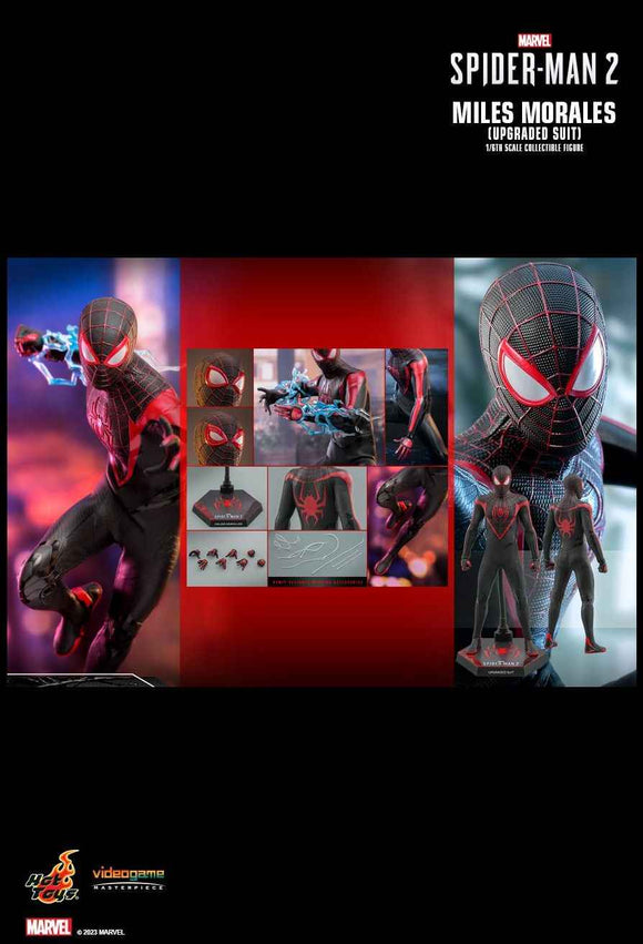 Figurine Hot Toys VGM55 - Marvel's Spider Man 2 - Miles Morales Upgraded Suit