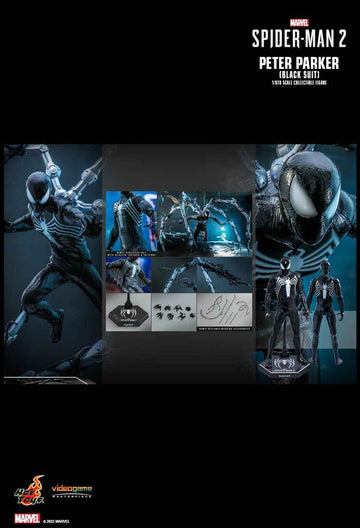 Figurine Hot Toys VGM56 - Marvel's Spider Man 2 - Peter Parker Black Suit Standard Version