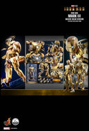 Figurine Hot Toys QS024 - Iron Man - Iron Man Mark III Golden Color Version