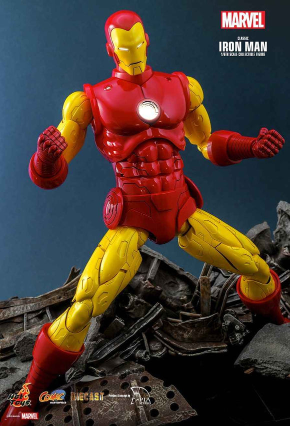 Figurine Hot Toys CMS014D57B - Marvel Comics - Classic Iron Man Deluxe Version