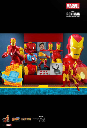 Figurine Hot Toys CMS014D57B - Marvel Comics - Classic Iron Man Deluxe Version