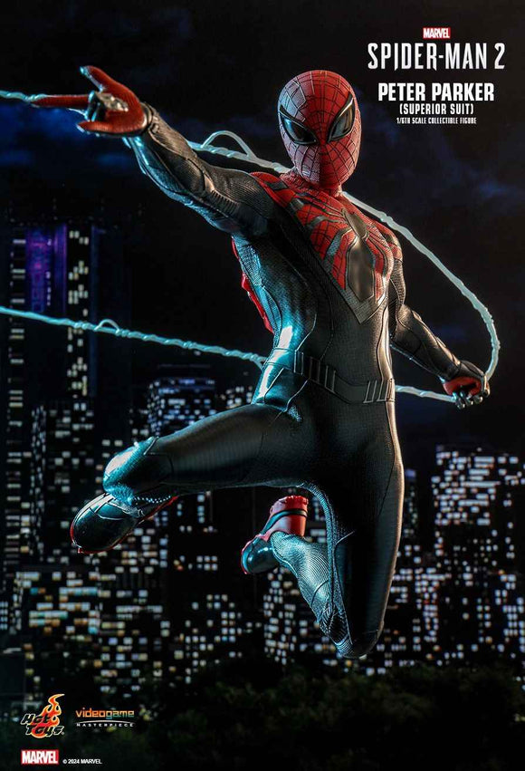 Figurine Hot Toys VGM61 - Marvel's Spider Man 2 - Peter Parker Superior Suit