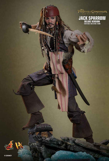 Figurine Hot Toys DX38 - Pirates Of The Caribbean : Dead Men Tell No Tales - Jack Sparrow Deluxe Version