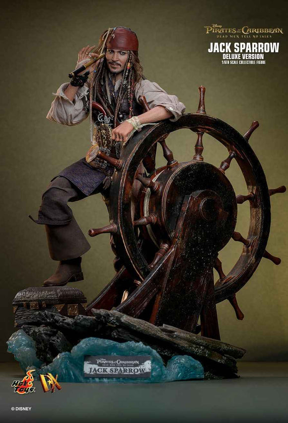 Figurine Hot Toys DX38 - Pirates Of The Caribbean : Dead Men Tell No Tales - Jack Sparrow Deluxe Version
