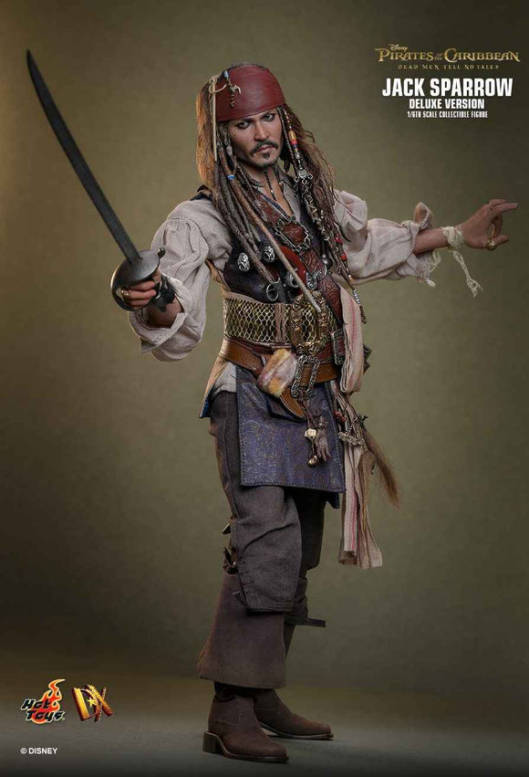 Figurine Hot Toys DX38 - Pirates Of The Caribbean : Dead Men Tell No Tales - Jack Sparrow Deluxe Version