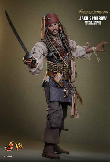 Figurine Hot Toys DX38 - Pirates Of The Caribbean : Dead Men Tell No Tales - Jack Sparrow Deluxe Version